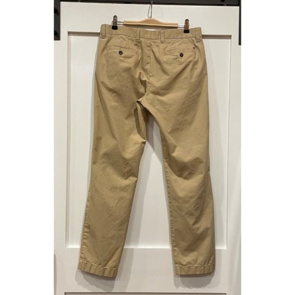 Tommy Hilfiger Tailored Fit‎ Chino Khaki Pants - Size 32x32 - Picture 2 of 6